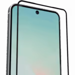 Āsenaru CrystalShield Tempered Glass, a 0.4mm full-coverage screen protector for Galaxy A Series, featuring 9H hardness and a steel mesh overlay for enhanced dust and scratch protection and installation kit for easy application.