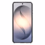 Āsenaru Lite Hybrid Magsafe Case, casing Galaxy S26 tipis 1,3mm dengan bumper TPU transparan dan bagian belakang polikarbonat yang kokoh, menawarkan perlindungan penuh dan kompatibilitas MagSafe.