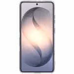 The Āsenaru Lite Hybrid Magsafe Case, a slim 1.3mm Galaxy S26 case with transparent TPU bumpers and a rigid polycarbonate back, showcasing full protection and MagSafe compatibility.