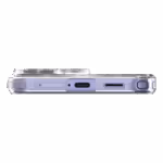 The Āsenaru Lite Hybrid Magsafe Case, a slim 1.3mm Galaxy S26 case with transparent TPU bumpers and a rigid polycarbonate back, showcasing full protection and MagSafe compatibility.