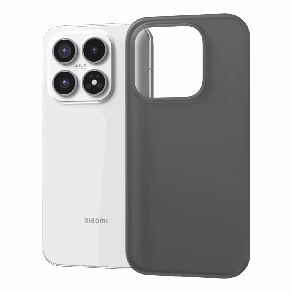 Ultra-thin 0.35mm minimalist phone case with matte and transparent finish options, precision cutouts, and raised camera protection for Xiaomi 17/17 Pro.