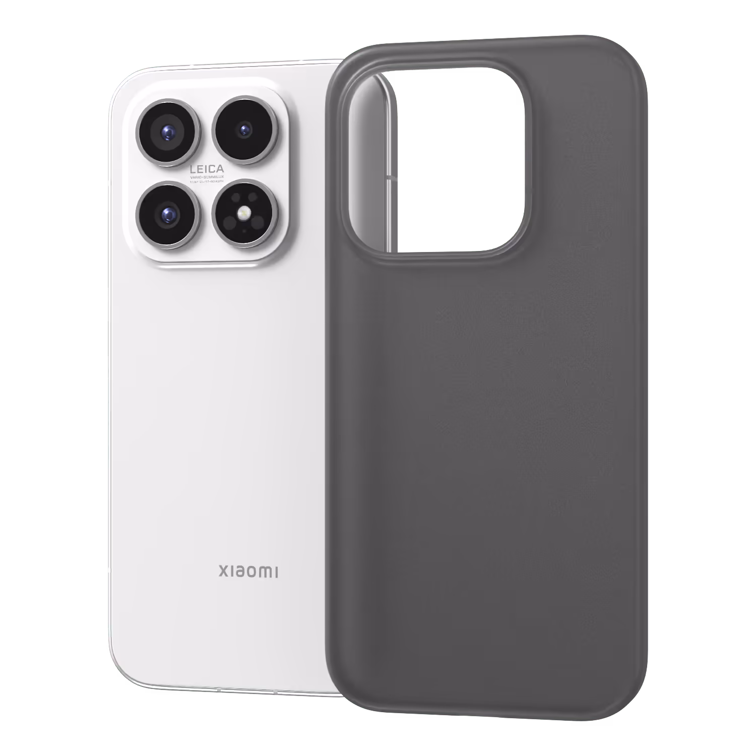 Ultra-thin 0.35mm minimalist phone case with matte and transparent finish options, precision cutouts, and raised camera protection for Xiaomi 17/17 Pro.