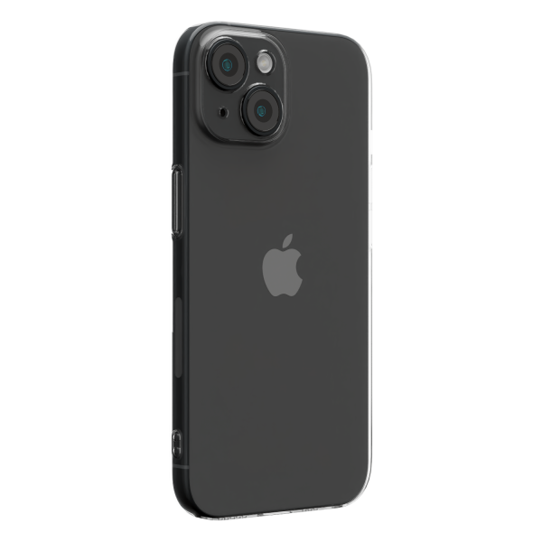 The Āsenaru Airlite Thin Case, a crystal-clear polycarbonate case for iPhone, with a 0.5mm thickness, providing slim and unobtrusive protection.