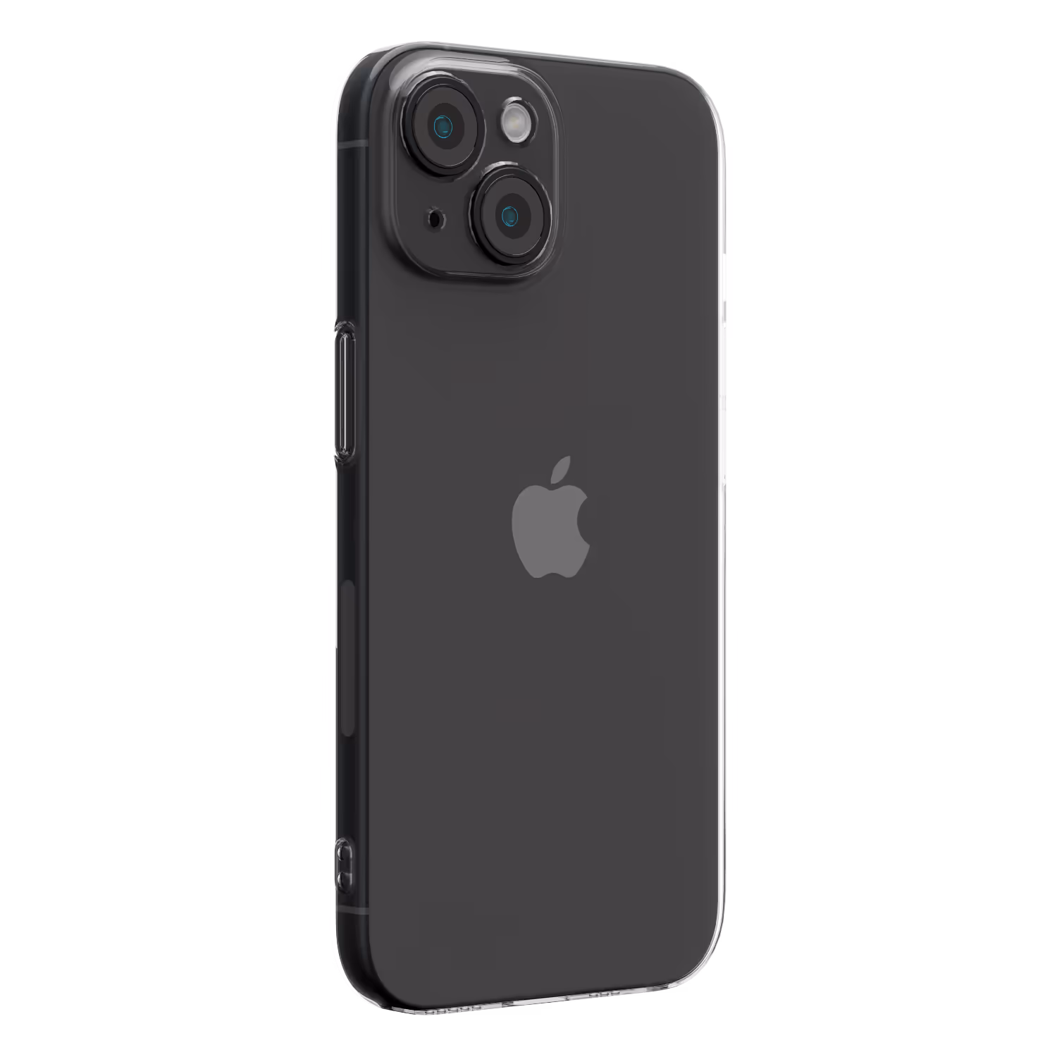 The Āsenaru Airlite Thin Case, a crystal-clear polycarbonate case for iPhone, with a 0.5mm thickness, providing slim and unobtrusive protection.