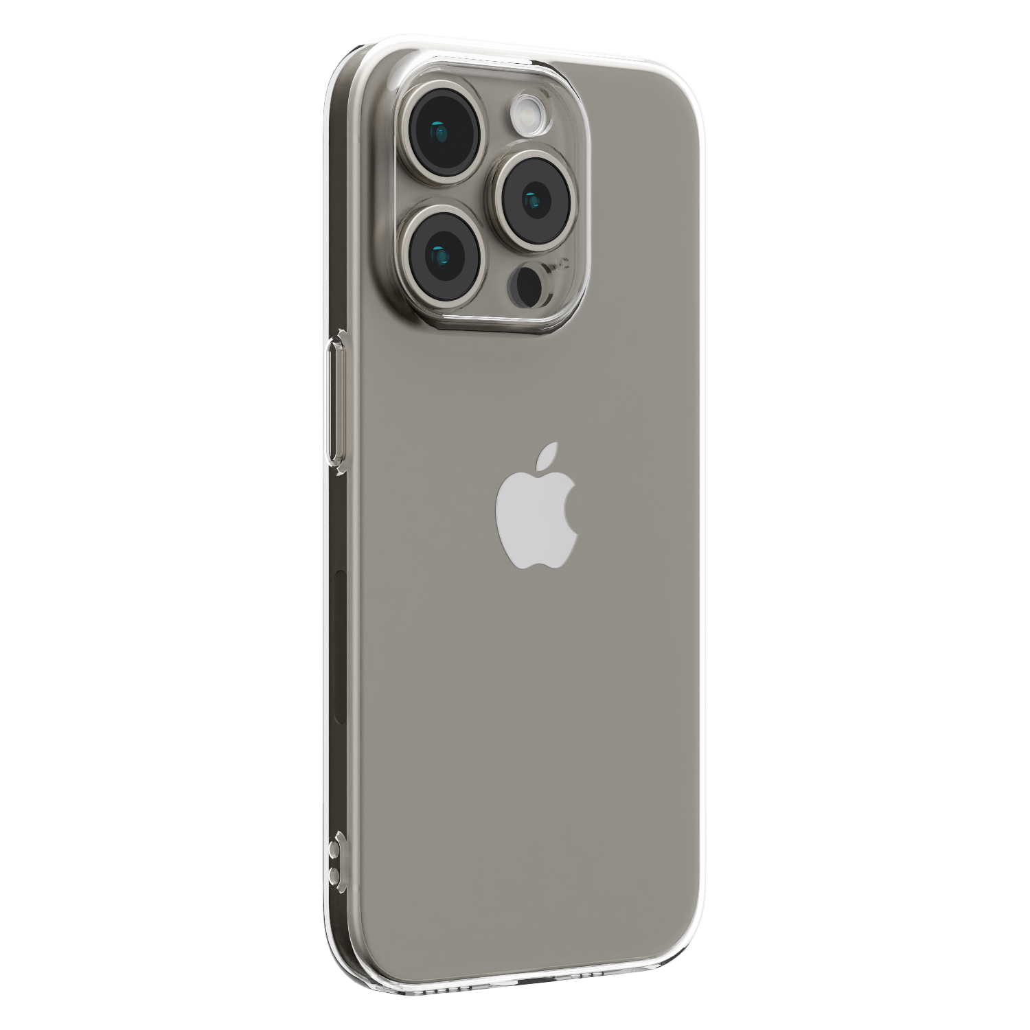 The Āsenaru Airlite Thin Case, a crystal-clear polycarbonate case for iPhone, with a 0.5mm thickness, providing slim and unobtrusive protection.