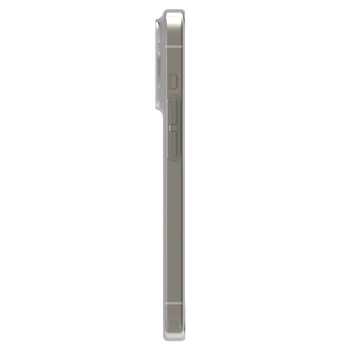 The Āsenaru Airlite Thin Case, a crystal-clear polycarbonate case for iPhone, with a 0.5mm thickness, providing slim and unobtrusive protection.
