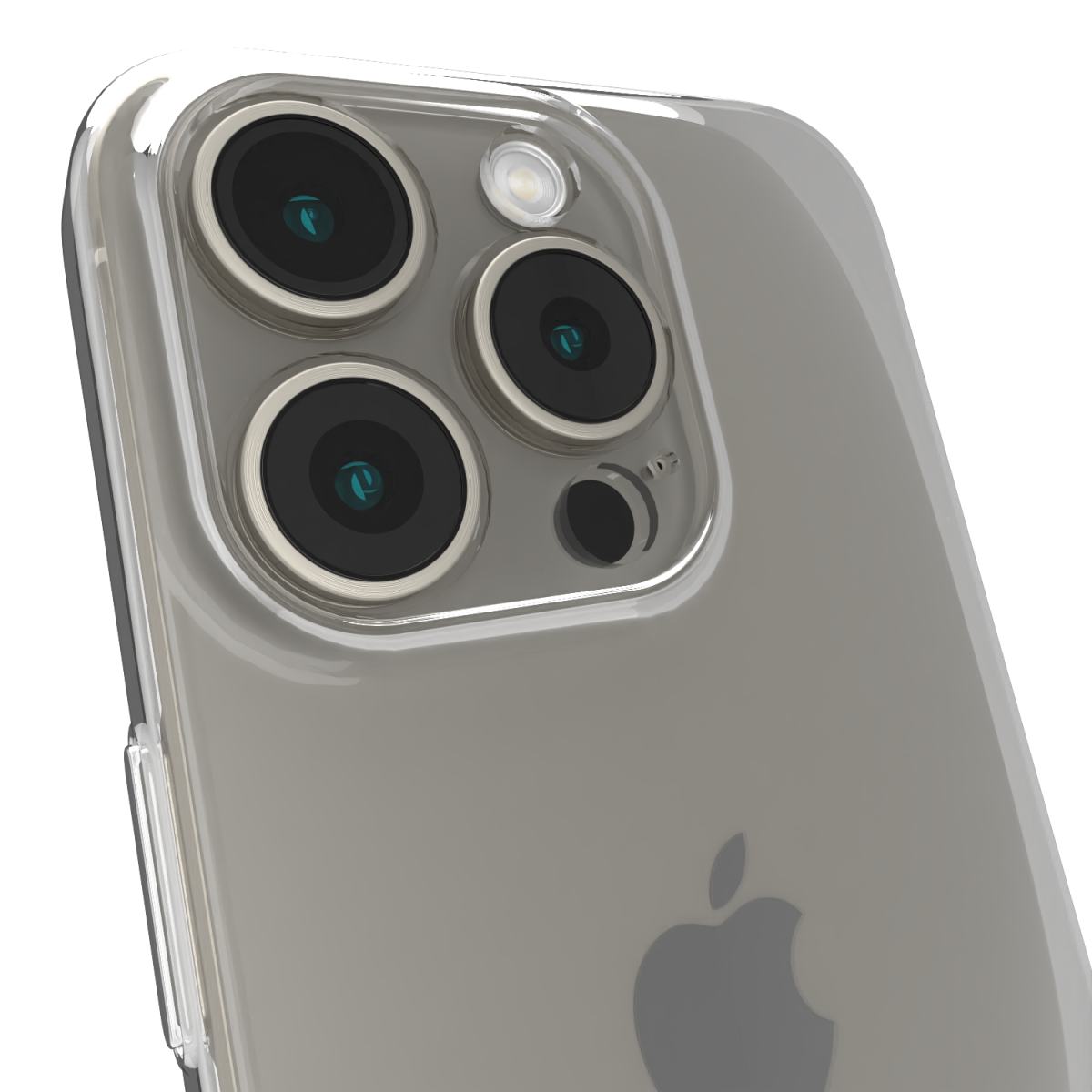 The Āsenaru Airlite Thin Case, a crystal-clear polycarbonate case for iPhone, with a 0.5mm thickness, providing slim and unobtrusive protection.