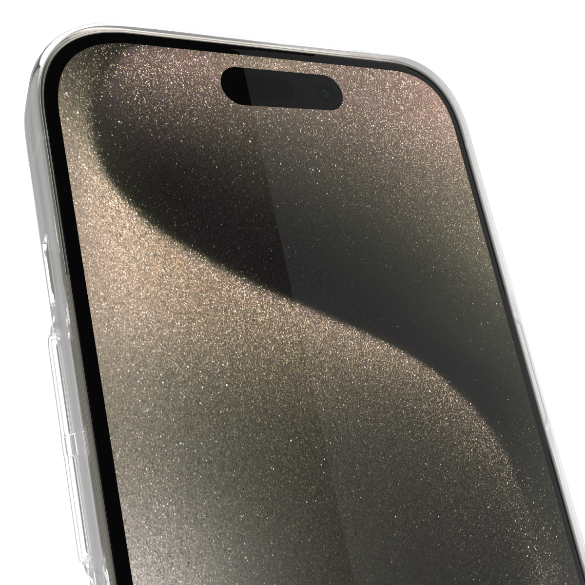 The Āsenaru Airlite Thin Case, a crystal-clear polycarbonate case for iPhone, with a 0.5mm thickness, providing slim and unobtrusive protection.