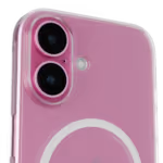 The Āsenaru Airlite Magsafe Thin Case, a crystal-clear polycarbonate case for iPhone, with a 0.5mm thickness, providing slim and unobtrusive protection with magsafe compatibility.