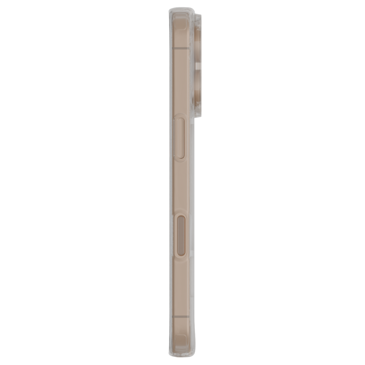 Āsenaru Lite Hybrid Magsafe Case, casing iPhone ramping setebal 1,3 mm dengan bumper TPU transparan dan bagian belakang polikarbonat yang kokoh, menghadirkan perlindungan penuh dan kompatibilitas MagSafe.