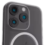 Āsenaru Airlite Magsafe Thin Case, casing transparan berbahan polikarbonat untuk iPhone, dengan ketebalan 0,5 mm, memberikan perlindungan yang ramping dan tidak mengganggu dengan kompatibilitas Magsafe.