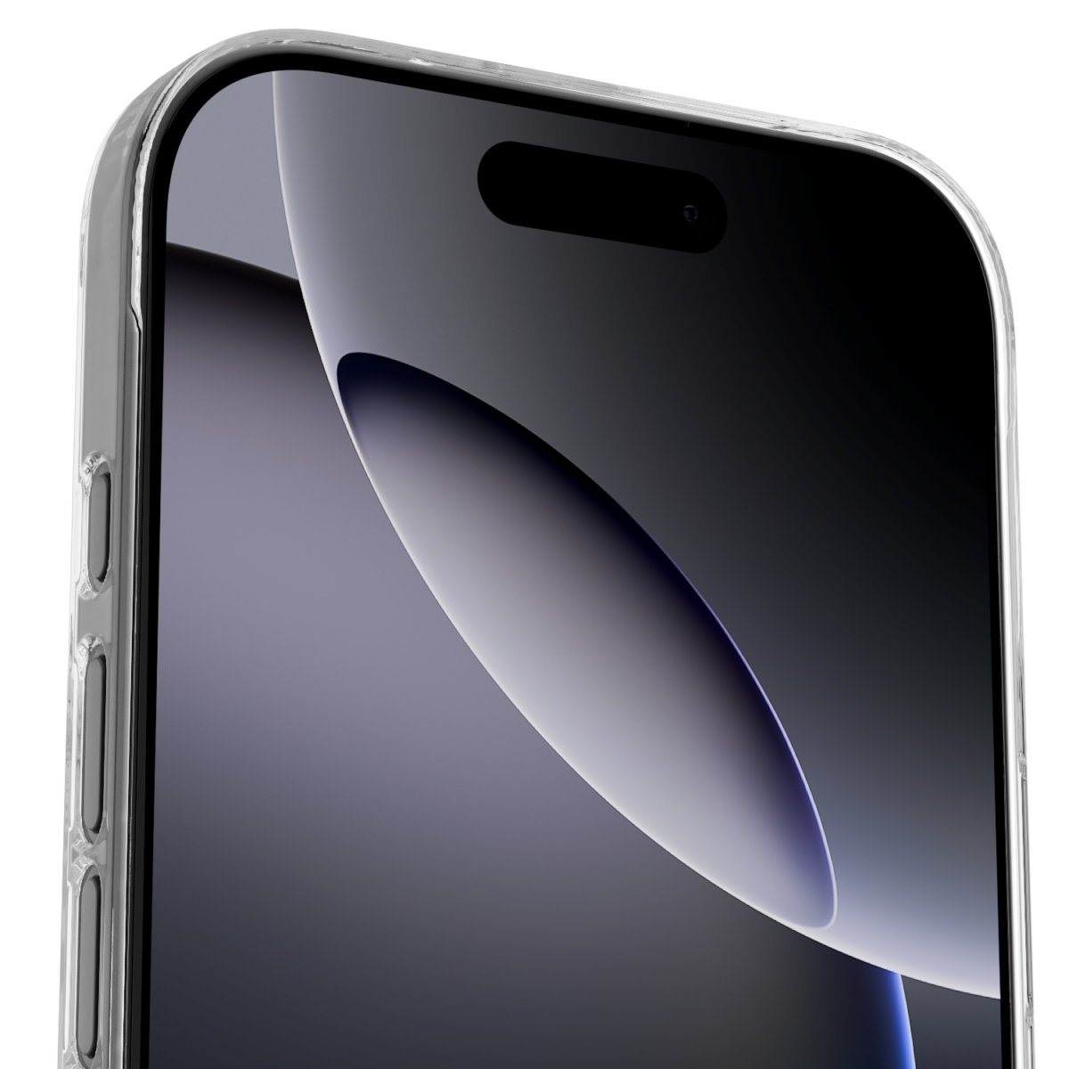 The Āsenaru Airlite Magsafe Thin Case, a crystal-clear polycarbonate case for iPhone, with a 0.5mm thickness, providing slim and unobtrusive protection with magsafe compatibility.