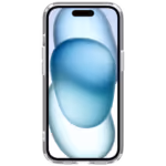 Gambar casing Āsenaru Lite Hybrid, casing iPhone tipis berketebalan 1,3 mm dengan bantalan TPU transparan dan bagian belakang dari polikarbonat yang kokoh, menawarkan perlindungan penuh dan kompatibilitas dengan MagSafe.