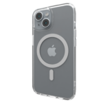 Gambar casing Āsenaru Lite Hybrid, casing iPhone tipis berketebalan 1,3 mm dengan bantalan TPU transparan dan bagian belakang dari polikarbonat yang kokoh, menawarkan perlindungan penuh dan kompatibilitas dengan MagSafe.