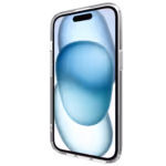 Gambar casing Āsenaru Lite Hybrid, casing iPhone tipis berketebalan 1,3 mm dengan bantalan TPU transparan dan bagian belakang dari polikarbonat yang kokoh, menawarkan perlindungan penuh dan kompatibilitas dengan MagSafe.