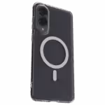 Casing Āsenaru Lite Hybrid Magsafe, casing Galaxy S25 yang tipis dengan ketebalan 1,3 mm, dilengkapi dengan bantalan TPU transparan dan bagian belakang dari polikarbonat yang kokoh, menawarkan perlindungan penuh dan kompatibilitas dengan MagSafe.