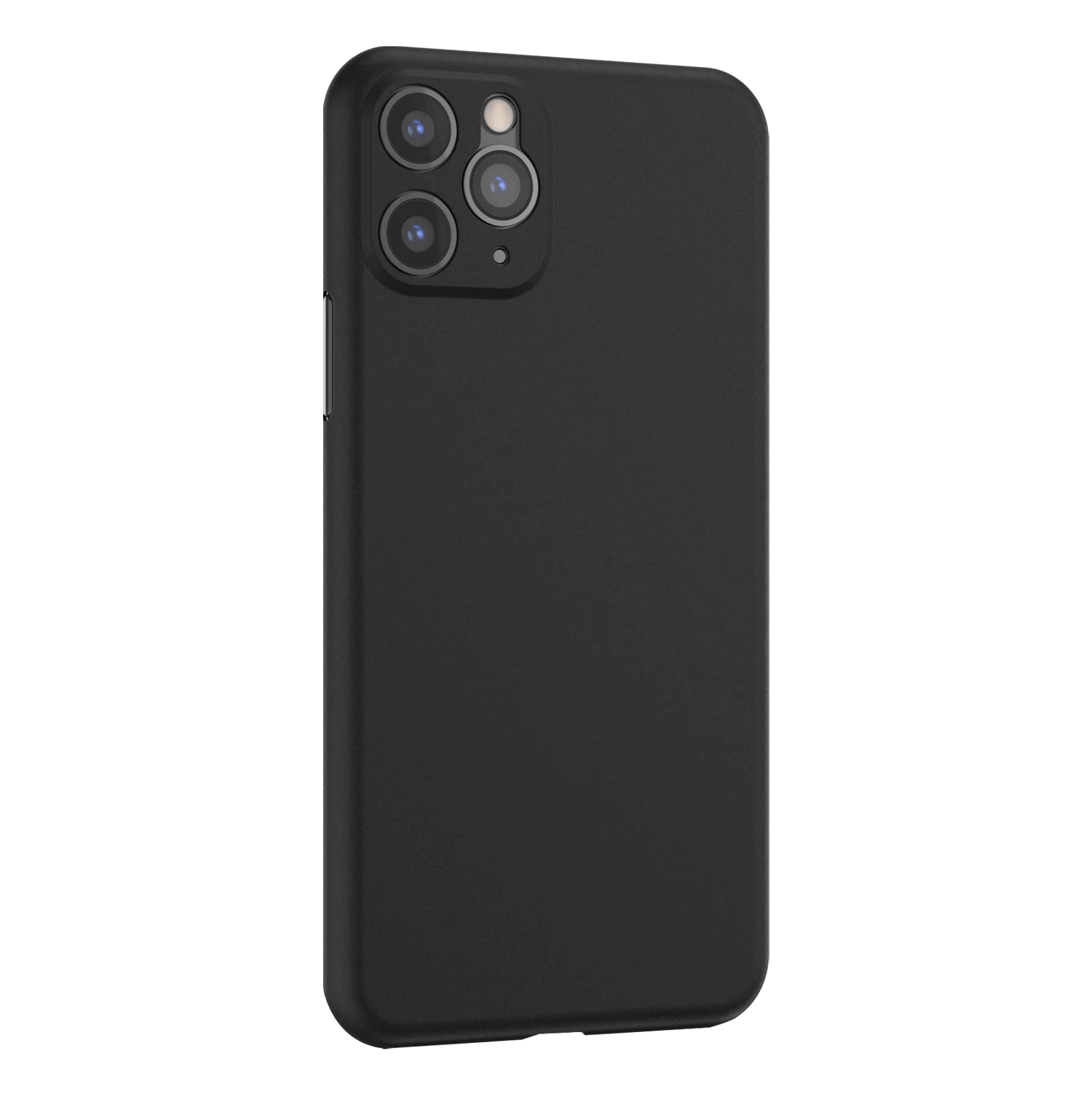 Close-up of the Āsenaru Signature Super Slim Case, an ultra-thin 0.35mm iPhone case available in multiple colors, designed to provide sleek, minimalist protection with raised edges around the screen and camera.