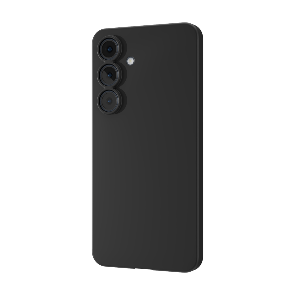 Casing Āsenaru Signature Super Slim, casing Galaxy ultra-tipis berketebalan 0,35 mm yang tersedia dalam berbagai warna, dirancang untuk memberikan perlindungan yang elegan dan minimalis dengan tepi yang terangkat di sekitar layar dan kamera.