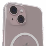 Āsenaru Airlite Magsafe Thin Case, casing polikarbonat bening untuk iPhone, dengan ketebalan 1mm, memberikan perlindungan ramping dan tidak mengganggu dengan kompatibilitas MagSafe.