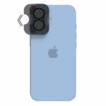 Pelindung lensa kamera kaca tempered 9H dengan lapisan anti-minyak dan desain presisi untuk perlindungan kamera iPhone yang tahan gores.
