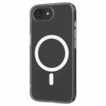 Casing Āsenaru Lite Hybrid Magsafe, casing iPhone tipis berketebalan 1,3 mm dengan bantalan TPU transparan dan bagian belakang dari polikarbonat yang kokoh, menawarkan perlindungan penuh dan kompatibilitas dengan MagSafe.