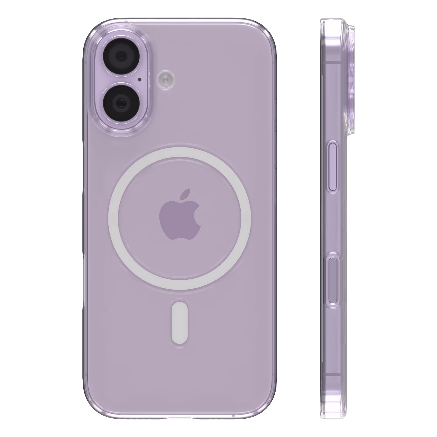 The Āsenaru Airlite Magsafe Thin Case, a crystal-clear polycarbonate case for iPhone, with a 1mm thickness, providing slim and unobtrusive protection with magsafe compatibility.