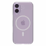 Āsenaru Airlite Magsafe Thin Case, casing polikarbonat bening untuk iPhone, dengan ketebalan 1mm, memberikan perlindungan ramping dan tidak mengganggu dengan kompatibilitas MagSafe.