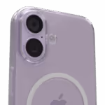 Āsenaru Airlite Magsafe Thin Case, casing polikarbonat bening untuk iPhone, dengan ketebalan 1mm, memberikan perlindungan ramping dan tidak mengganggu dengan kompatibilitas MagSafe.