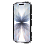 Casing Āsenaru Lite Hybrid Magsafe, casing iPhone tipis berketebalan 1,3 mm dengan bantalan TPU transparan dan bagian belakang dari polikarbonat yang kokoh, menawarkan perlindungan penuh dan kompatibilitas dengan MagSafe.