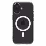 Casing Āsenaru Lite Hybrid Magsafe, casing iPhone tipis berketebalan 1,3 mm dengan bantalan TPU transparan dan bagian belakang dari polikarbonat yang kokoh, menawarkan perlindungan penuh dan kompatibilitas dengan MagSafe.
