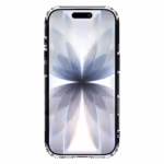 Casing Āsenaru Lite Hybrid Magsafe, casing iPhone tipis berketebalan 1,3 mm dengan bantalan TPU transparan dan bagian belakang dari polikarbonat yang kokoh, menawarkan perlindungan penuh dan kompatibilitas dengan MagSafe.