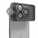 9H tempered glass camera lens protector with anti-oil coating and precision fit design for scratch-resistant iPhone camera protection.