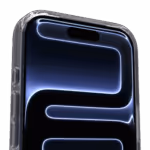 The Āsenaru Lite Hybrid Magsafe Case, a slim 1.3mm iPhone case with transparent TPU bumpers and a rigid polycarbonate back, showcasing full protection and MagSafe compatibility.