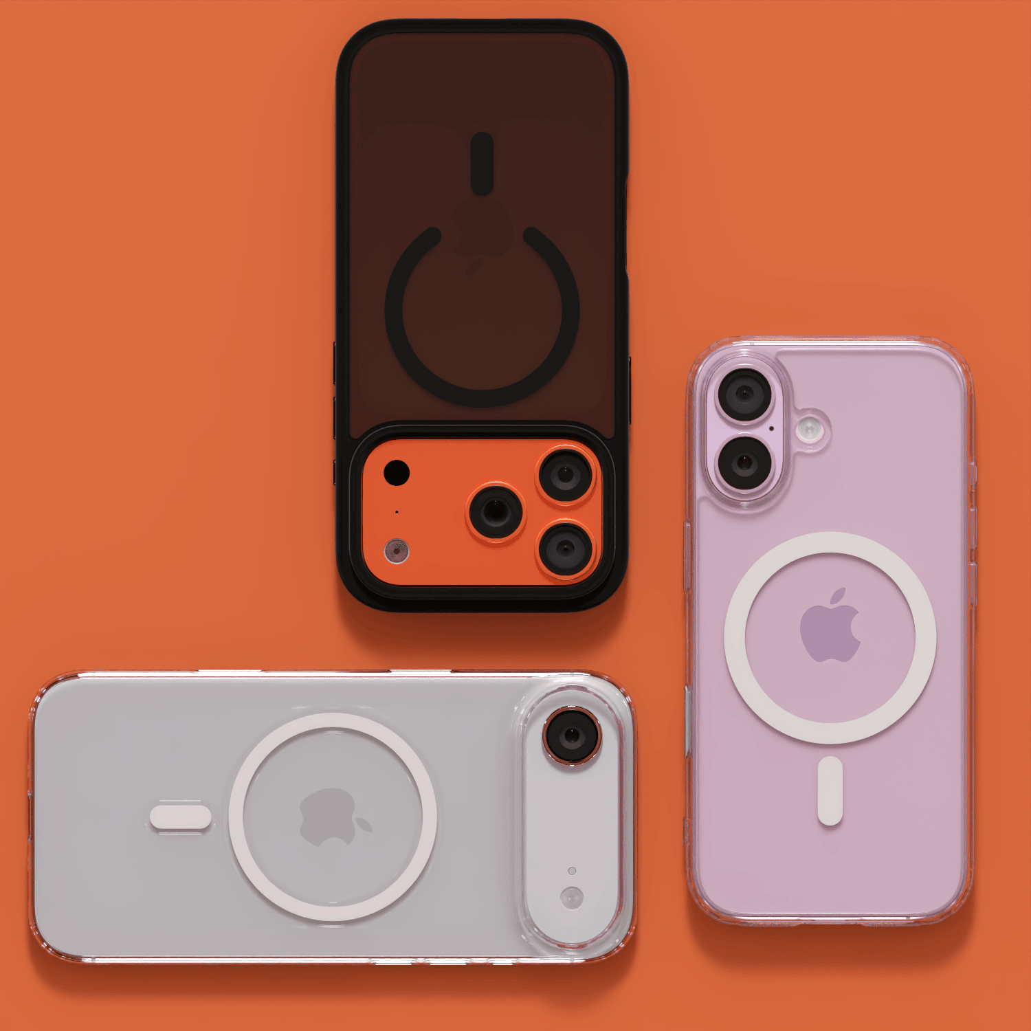 The Āsenaru Magsafe Cases, iPhone case showcasing full protection and MagSafe compatibility.