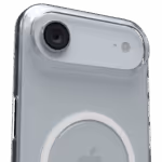 Āsenaru Airlite Magsafe Thin Case, casing polikarbonat bening untuk iPhone, dengan ketebalan 1mm, memberikan perlindungan ramping dan tidak mengganggu dengan kompatibilitas MagSafe.