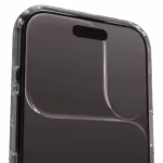 The Āsenaru Lite Hybrid Magsafe Case, a slim 1.3mm iPhone case with transparent TPU bumpers and a rigid polycarbonate back, showcasing full protection and MagSafe compatibility.