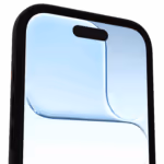 The Āsenaru Matte Hybrid MagSafe Case, featuring matte black TPU bumpers and a translucent gray back, designed for durability and full device protection, compatible with MagSafe accessories.